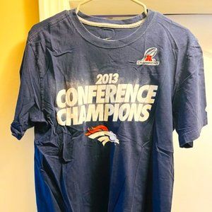 Denver Broncos 2013 Conference Champs Nike Men's L Tee Shirt